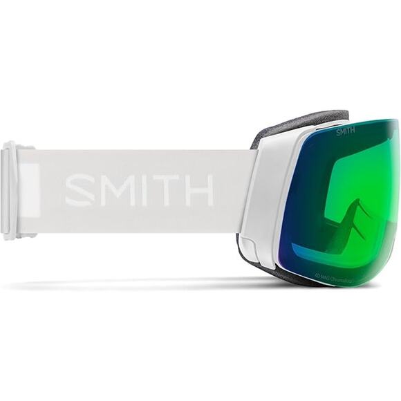 NWT SMITH unisex 4D MAG Goggles with ChromaPop Lens green mirror/white vapor-OS - Picture 3 of 6